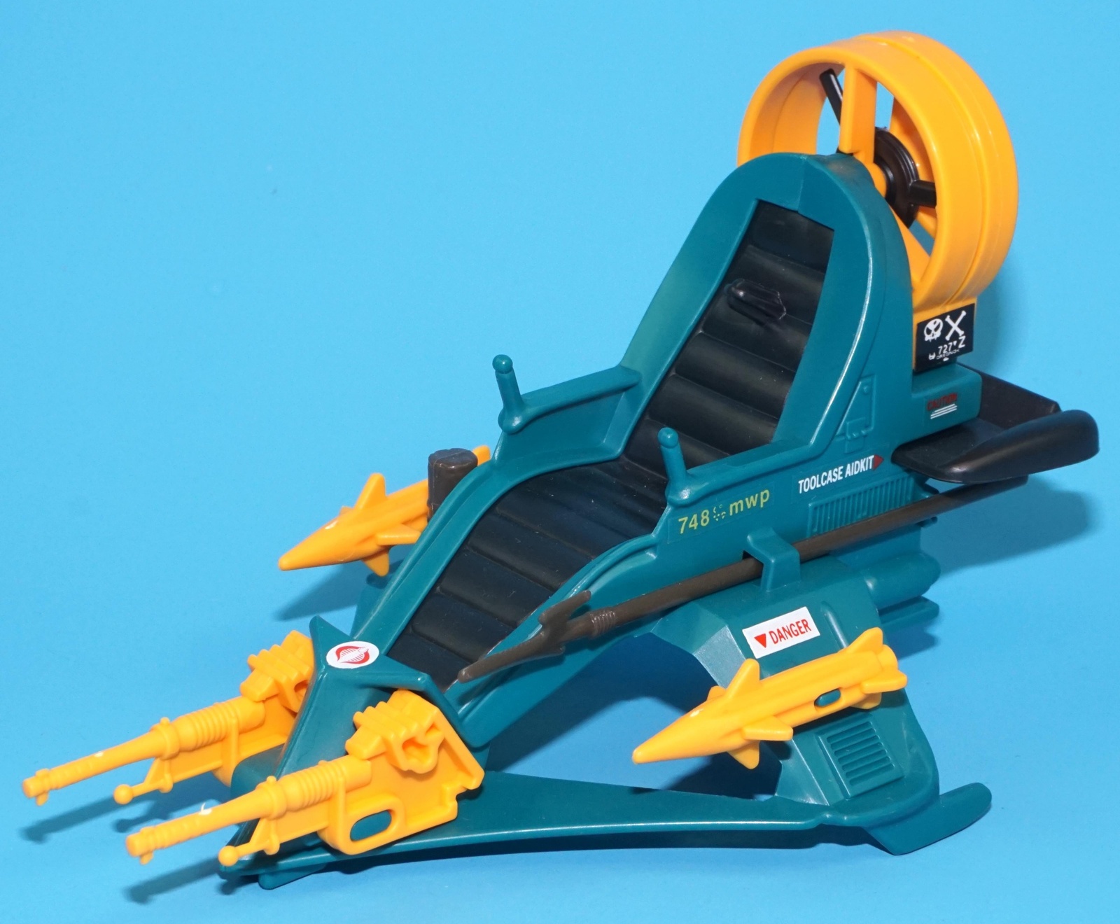 1987 GI JOE DREADNOK AIR SKIFF & ZANZIBAR v1 COMPLETE BOXED UK ACTION FORCE BOX EURO HASBRO - Image 15