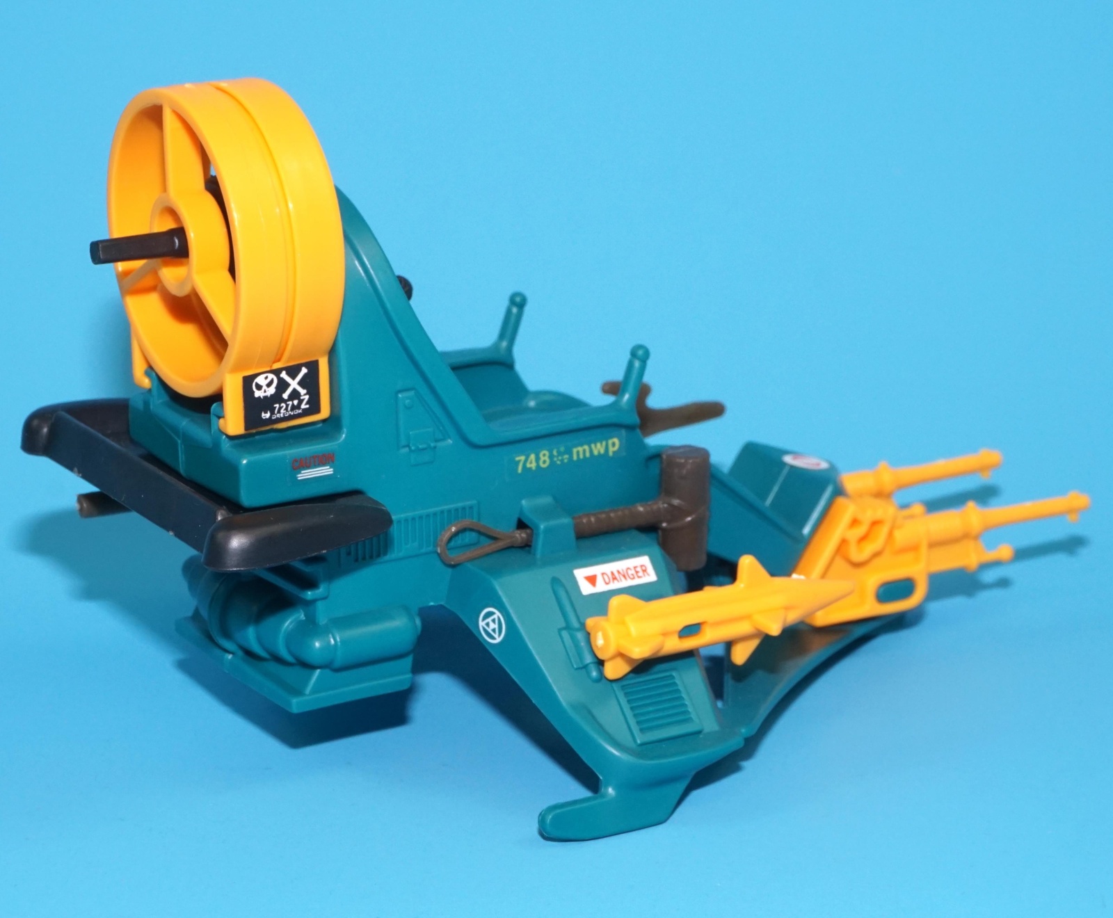 1987 GI JOE DREADNOK AIR SKIFF & ZANZIBAR v1 COMPLETE BOXED UK ACTION FORCE BOX EURO HASBRO - Image 16