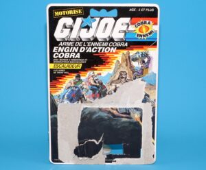 1987 GI JOE MOTORIZED ACTION PACK MOUNTAIN CLIMBER CARDBACK FR FRANCE HASBRO