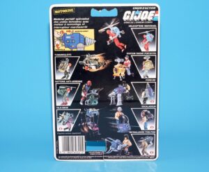 1987 GI JOE MOTORIZED ACTION PACK MOUNTAIN CLIMBER CARDBACK FR FRANCE HASBRO