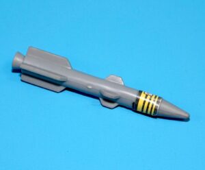 1984 GI JOE ACTION FORCE SAS WOLVERINE ORIGINAL SPARE PART MISSILE PALITOY