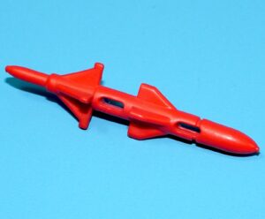 1988 GI JOE TIGER PAW ORIGINAL SPARE PART MISSILE ROCKET EURO HASBRO