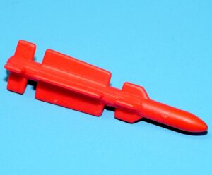 1988 GI JOE TIGER CAT ORIGINAL SPARE PART MISSILE ROCKET EURO HASBRO