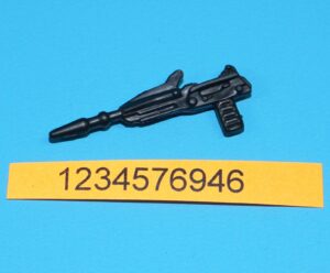 1983 GI JOE MAJOR BLUDD v1 ORIGINAL SPARE PART PISTOL GUN  HASBRO