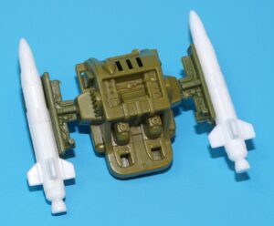 1987 GI JOE FAST DRAW v1 ORIGINAL SPARE PART BACKPACK & MISSILES HASBRO