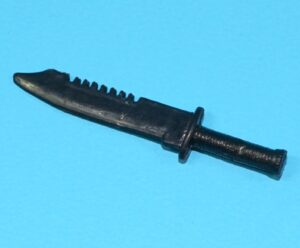 1989 GI JOE NIGHT FORCE SHOCKWAVE v2 ORIGINAL SPARE PART KNIFE HASBRO