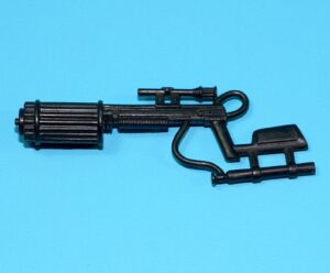 1989 GI JOE DARKLON v1 ORIGINAL SPARE PART MACHINE GUN HASBRO