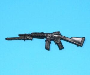1989 GI JOE PYTHON PATROL CRIMSON GUARD v2 ORIGINAL SPARE PART RIFLE GUN HASBRO