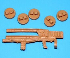 1990 GI JOE SALVO v1 ORIGINAL SPARE PART MINE LAUNCHER COMPLETE HASBRO