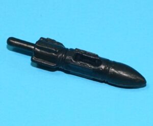 1990 GI JOE RAMPART v1 ORIGINAL SPARE PART MISSILE ROCKET HASBRO