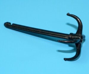 1993 GI JOE STREET FIGHTER II BALROG v1 BLANKA v1 ORIGINAL SPARE PART GRAPPLING HOOK MISSILE HASBRO