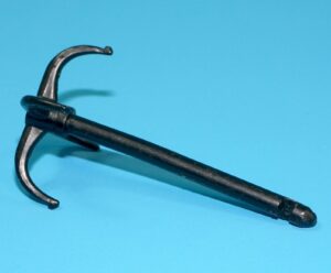 1993 GI JOE STREET FIGHTER II BALROG v1 BLANKA v1 ORIGINAL SPARE PART GRAPPLING HOOK MISSILE HASBRO