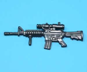 2002 GI JOE DUKE v11 2003 v12 GRUNT v6 ORIGINAL SPARE PART CARBINE RIFLE HASBRO