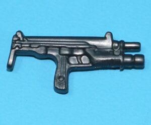 2002 GI JOE SHIPWRECK v5 ORIGINAL SPARE PART MACHINE PISTOL GUN HASBRO