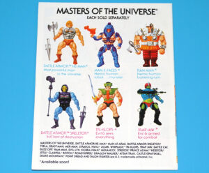MOTU HE-MAN MASTERS OF THE UNIVERSE MINI COMIC BATTLE OF ROBOTO HONG KONG 1984 MATTEL