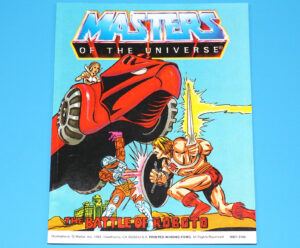MOTU HE-MAN MASTERS OF THE UNIVERSE MINI COMIC BATTLE OF ROBOTO HONG KONG 1984 MATTEL