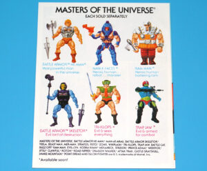 MOTU HE-MAN MASTERS OF THE UNIVERSE MINI COMIC BATTLE OF ROBOTO HONG KONG 1984 MATTEL