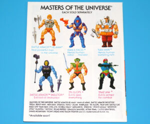 MOTU HE-MAN MASTERS OF THE UNIVERSE MINI COMIC BATTLE OF ROBOTO HONG KONG 1984 MATTEL