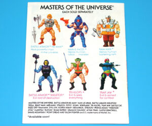 MOTU HE-MAN MASTERS OF THE UNIVERSE MINI COMIC BATTLE OF ROBOTO HONG KONG 1984 MATTEL