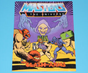 MOTU HE-MAN MASTERS OF THE UNIVERSE MINI COMIC CLASH OF ARMS HONG KONG 1983 MATTEL