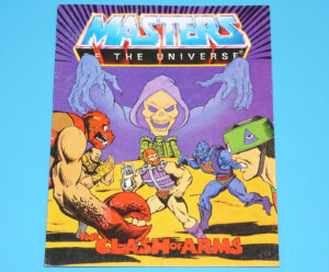 MOTU HE-MAN MASTERS OF THE UNIVERSE MINI COMIC CLASH OF ARMS HONG KONG 1983 MATTEL