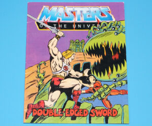 MOTU HE-MAN MASTERS OF THE UNIVERSE MINI COMIC DOUBLE-EDGED SWORD MALAYSIA 1983 MATTEL