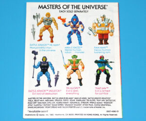 MOTU HE-MAN MASTERS OF THE UNIVERSE MINI COMIC DRAGON’S GIFT HONG KONG 1983 MATTEL
