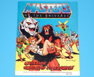 MOTU HE-MAN MASTERS OF THE UNIVERSE MINI COMIC GRIZZLOR LEGEND USA COO 1984 MATTEL