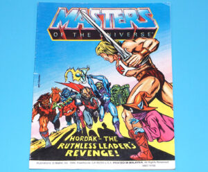 MOTU HE-MAN MASTERS OF THE UNIVERSE MINI COMIC HORDAK’S REVENGE MALAYSIA 1984 MATTEL