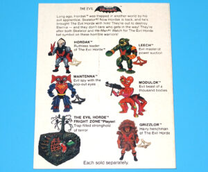 MOTU HE-MAN MASTERS OF THE UNIVERSE MINI COMIC GRIZZLOR LEGEND USA COO 1984 MATTEL