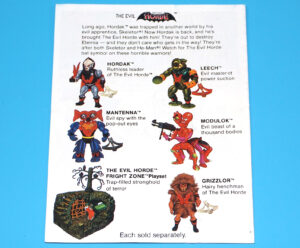 MOTU HE-MAN MASTERS OF THE UNIVERSE MINI COMIC HORDAK’S REVENGE MALAYSIA 1984 MATTEL