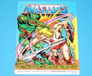 MOTU HE-MAN MASTERS OF THE UNIVERSE MINI COMIC LEECH POWER OF SUCTION HONG KONG 1984 MATTEL