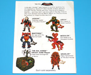 MOTU HE-MAN MASTERS OF THE UNIVERSE MINI COMIC LEECH POWER OF SUCTION HONG KONG 1984 MATTEL