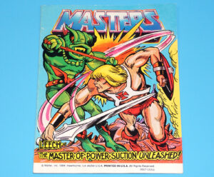 MOTU HE-MAN MASTERS OF THE UNIVERSE MINI COMIC LEECH POWER OF SUCTION  USA COO 1984 MATTEL