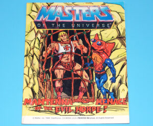MOTU HE-MAN MASTERS OF THE UNIVERSE MINI COMIC MANTENNA MENACE EVIL HORDE USA 1984 MATTEL