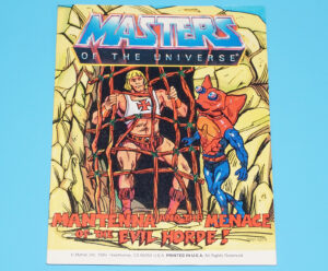 MOTU HE-MAN MASTERS OF THE UNIVERSE MINI COMIC MANTENNA MENACE EVIL HORDE USA 1984 MATTEL