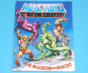 MOTU HE-MAN MASTERS OF THE UNIVERSE MINI COMIC MASKS OF POWER DE IT MALAYSIA 1983 MATTEL