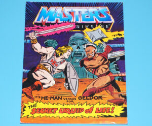 MOTU HE-MAN MASTERS OF THE UNIVERSE MINI COMIC SECRET LIQUID OF LIFE HONG KONG 1983 MATTEL