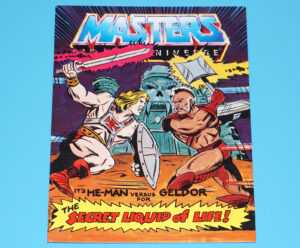MOTU HE-MAN MASTERS OF THE UNIVERSE MINI COMIC SECRET LIQUID OF LIFE HONG KONG 1983 MATTEL