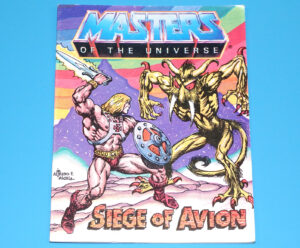 MOTU HE-MAN MASTERS OF THE UNIVERSE MINI COMIC SIEGE OF AVION TAIWAN 1983 MATTEL