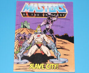 MOTU HE-MAN MASTERS OF THE UNIVERSE MINI COMIC SLAVE CITY HONG KONG 1983 MATTEL