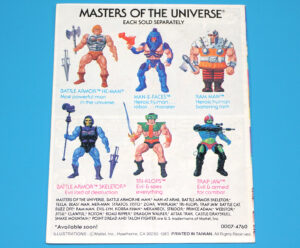 MOTU HE-MAN MASTERS OF THE UNIVERSE MINI COMIC SIEGE OF AVION TAIWAN 1983 MATTEL
