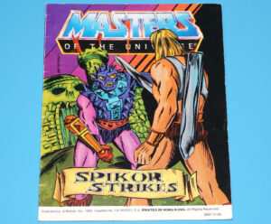 MOTU HE-MAN MASTERS OF THE UNIVERSE MINI COMIC SPIKOR STRIKES HONG KONG 1984 MATTEL