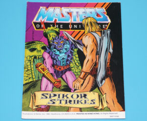 MOTU HE-MAN MASTERS OF THE UNIVERSE MINI COMIC SPIKOR STRIKES HONG KONG 1984 MATTEL