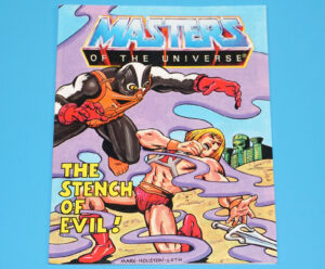 MOTU HE-MAN MASTERS OF THE UNIVERSE MINI COMIC STENCH OF EVIL MALAYSIA 1984 MATTEL