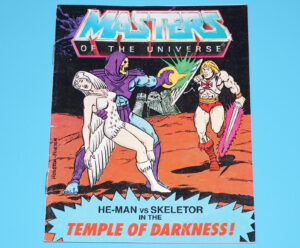 MOTU HE-MAN MASTERS OF THE UNIVERSE MINI COMIC TEMPLE OF DARKNESS FRANCE 1983 MATTEL