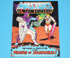 MOTU HE-MAN MASTERS OF THE UNIVERSE MINI COMIC TEMPLE OF DARKNESS HONG KONG 1983 MATTEL