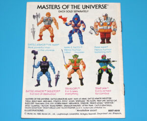 MOTU HE-MAN MASTERS OF THE UNIVERSE MINI COMIC TEMPLE OF DARKNESS FRANCE 1983 MATTEL
