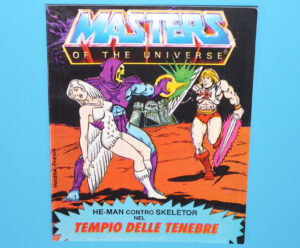 MOTU HE-MAN MASTERS OF THE UNIVERSE MINI COMIC TEMPLE OF DARKNESS DE IT MALAYSIA 1983 MATTEL