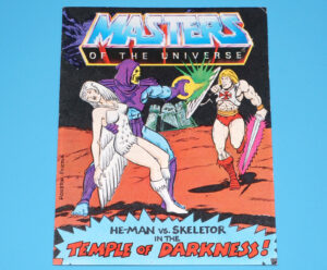 MOTU HE-MAN MASTERS OF THE UNIVERSE MINI COMIC TEMPLE OF DARKNESS TAIWAN 1983 MATTEL